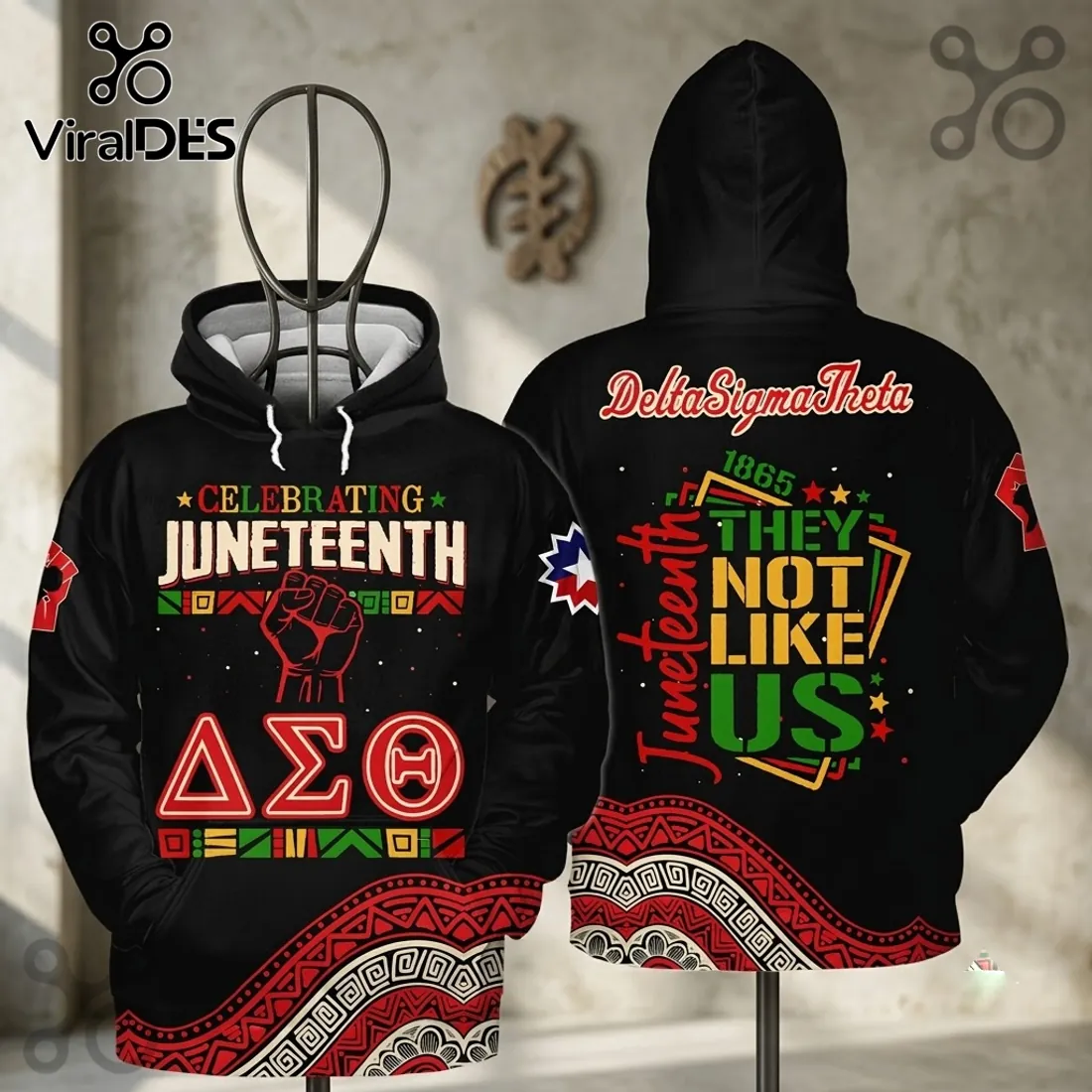 Delta Sigma Theta Juneteenth Black History Month Hoodie Delta Sigma Theta Juneteenth Black History Month Hoodie