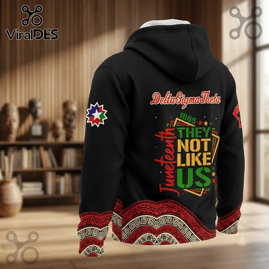 Delta Sigma Theta Juneteenth Black History Month Hoodie Delta Sigma Theta Juneteenth Black History Month Hoodie