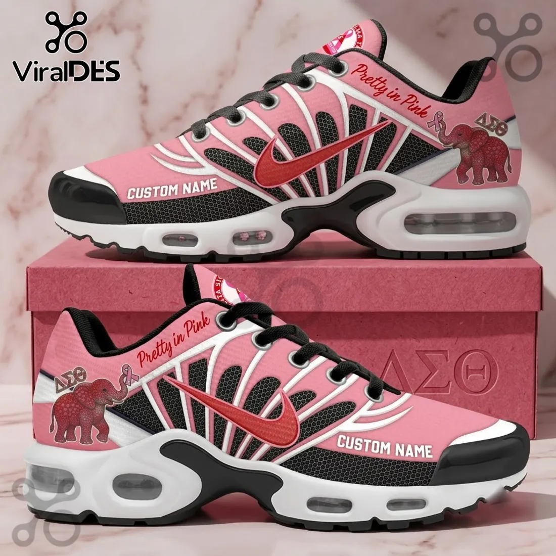 Delta Sigma Theta Pink Breast Cancer Awareness Air Max Plus Delta Sigma Theta Pink Breast Cancer Awareness Air Max Plus