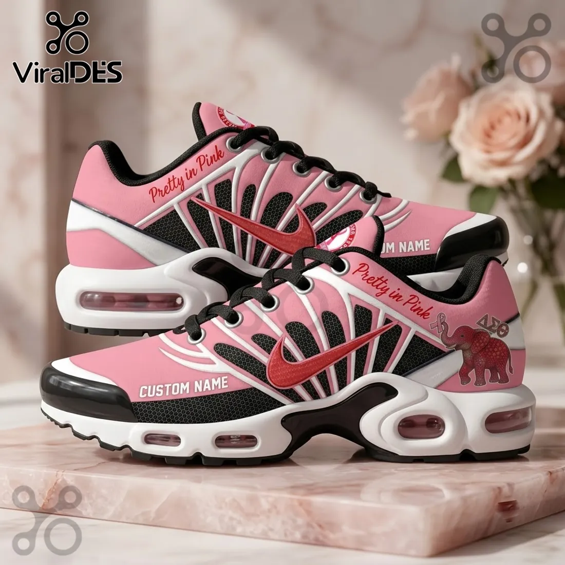 Delta Sigma Theta Pink Breast Cancer Awareness Air Max Plus Delta Sigma Theta Pink Breast Cancer Awareness Air Max Plus