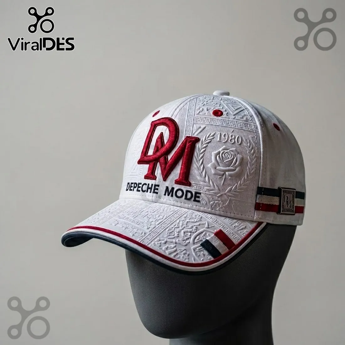 Depeche Mode 1980 Embroidered Baseball Cap Depeche Mode 1980 Embroidered Baseball Cap
