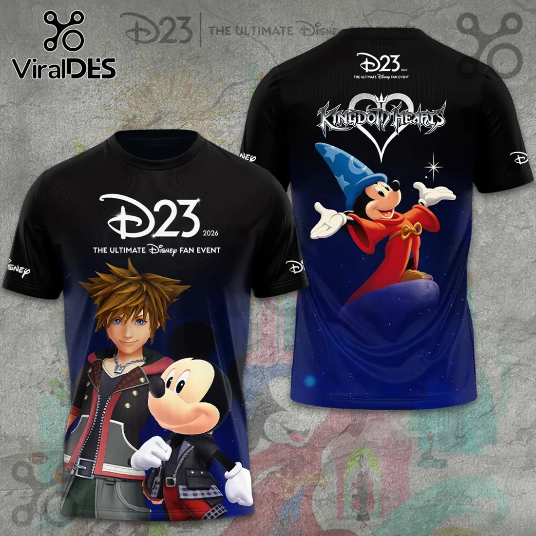 Disney x Kingdom Hearts D23 2026 Sorcerer Mickey Polo Shirt Disney x Kingdom Hearts D23 2026 Sorcerer Mickey Polo Shirt