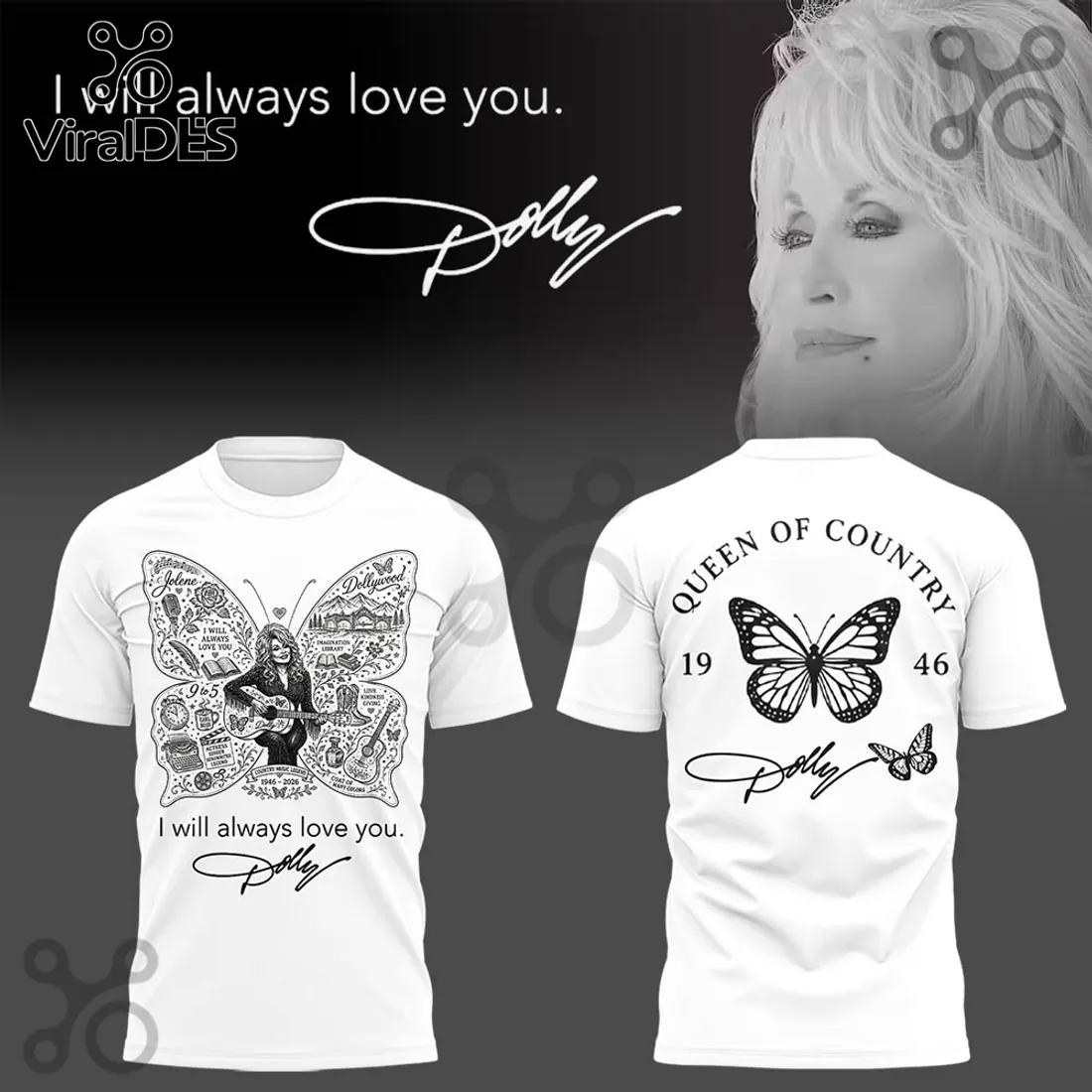 Dolly Parton Signature Tribute Pullover Hoodie Dolly Parton Signature Tribute Pullover Hoodie