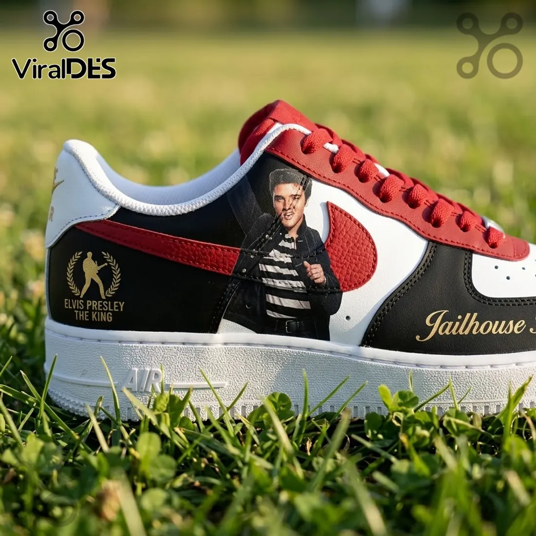 Elvis Presley Jailhouse Rock Air Force 1 Sneakers Elvis Presley Jailhouse Rock Air Force 1 Sneakers