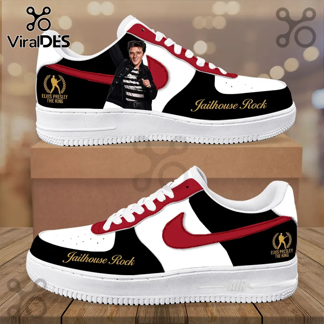 Elvis Presley Jailhouse Rock Air Force 1 Sneakers Elvis Presley Jailhouse Rock Air Force 1 Sneakers