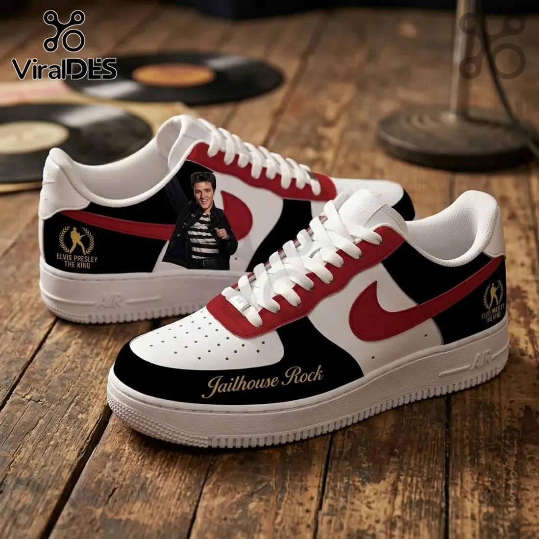 Elvis Presley Jailhouse Rock Air Force 1 Sneakers Elvis Presley Jailhouse Rock Air Force 1 Sneakers