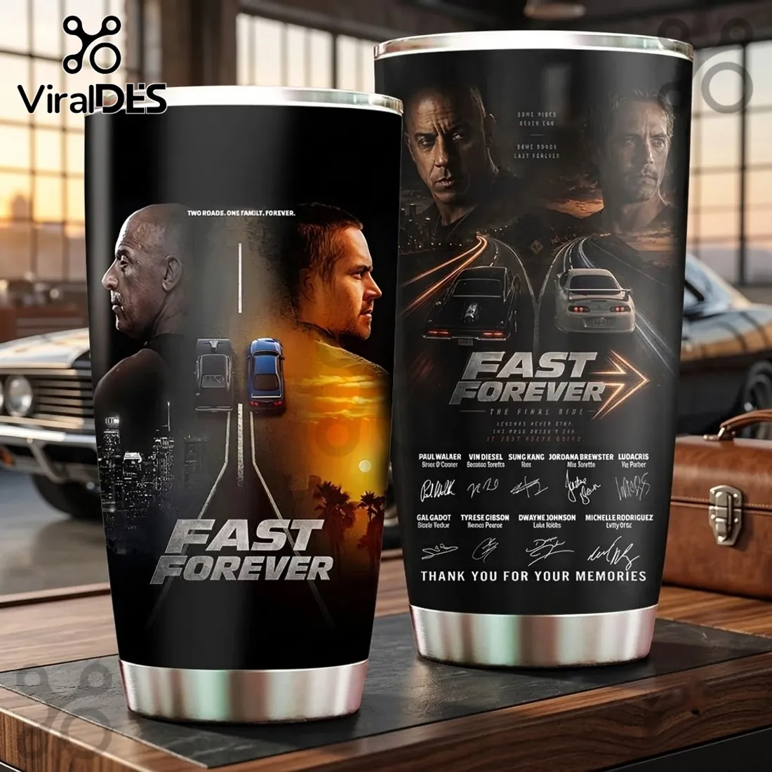 Fast and Furious 25th Anniversary Stainless Steel Tumbler Fast and Furious 25th Anniversary Stainless Steel Tumbler