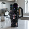 Spain 106th Anniversary Embossed Glass Tumbler
