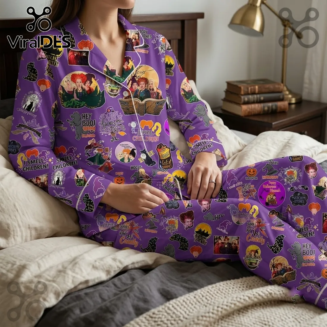 Hocus Pocus Sisters Purple Pajama Set Hocus Pocus Sisters Purple Pajama Set