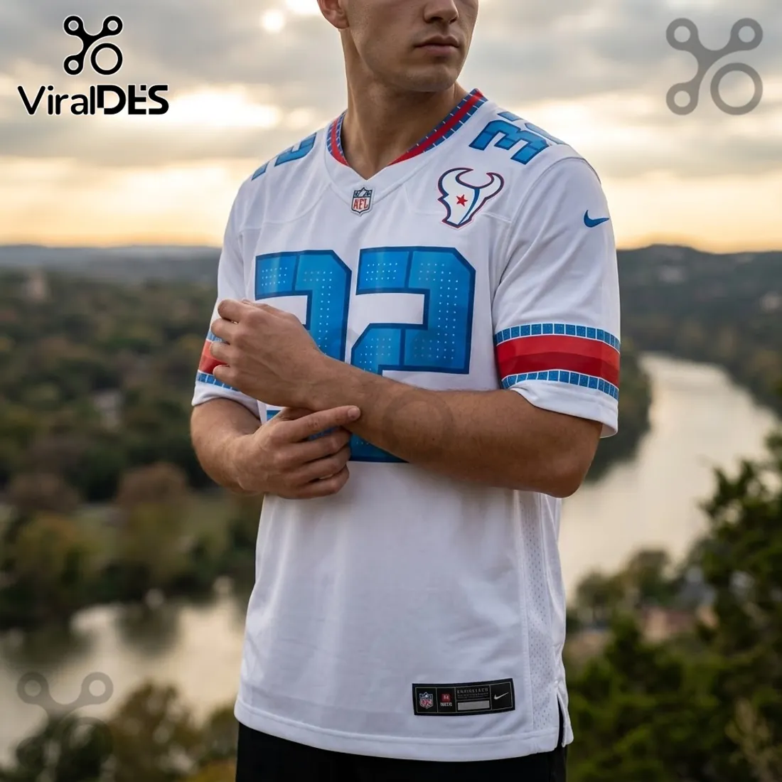 Houston Texans Nike 2026 White Rivalries Jersey Houston Texans Nike 2026 White Rivalries Jersey