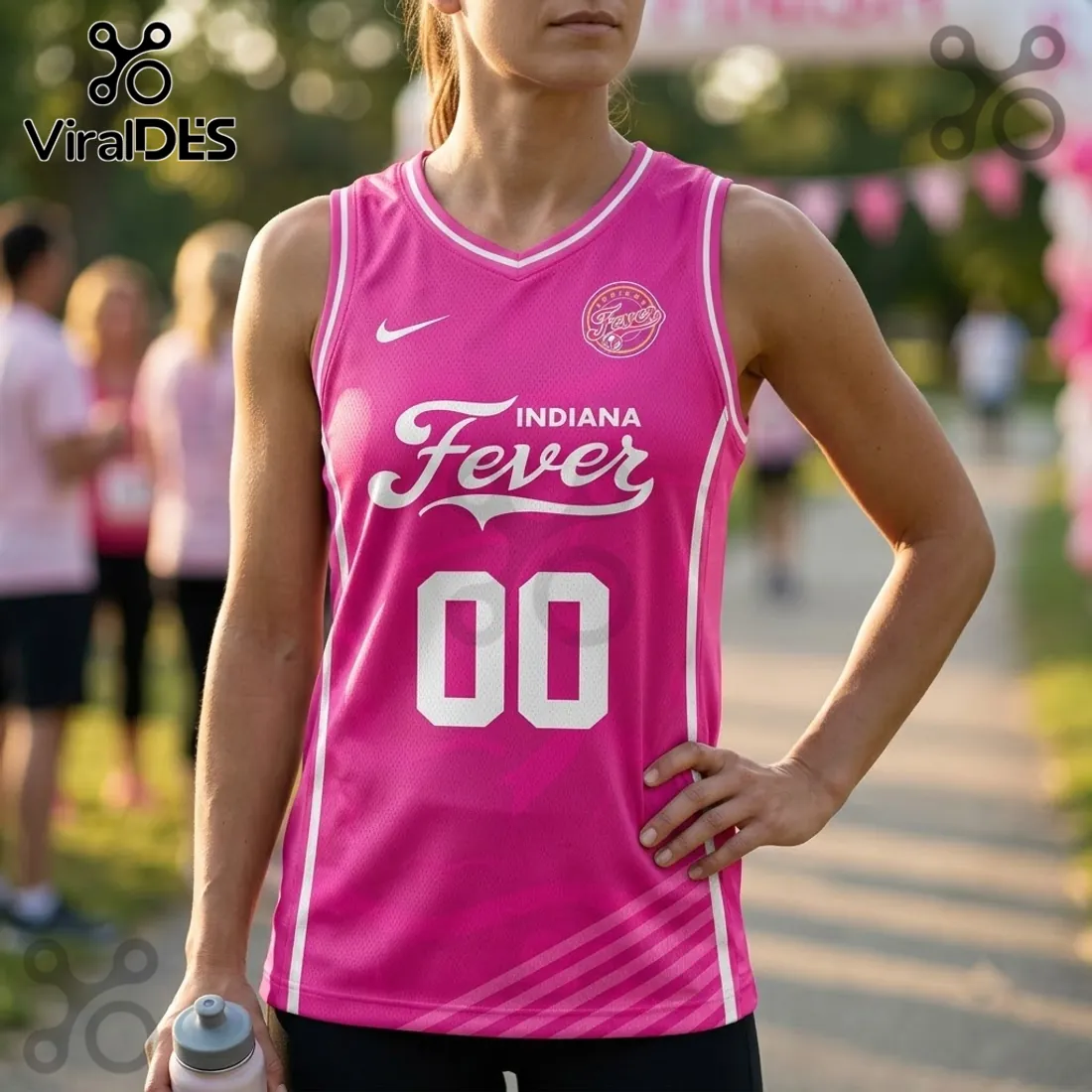 Indiana Fever Pink Breast Cancer Awareness Basketball Jersey Indiana Fever Pink Breast Cancer Awareness Basketball Jersey