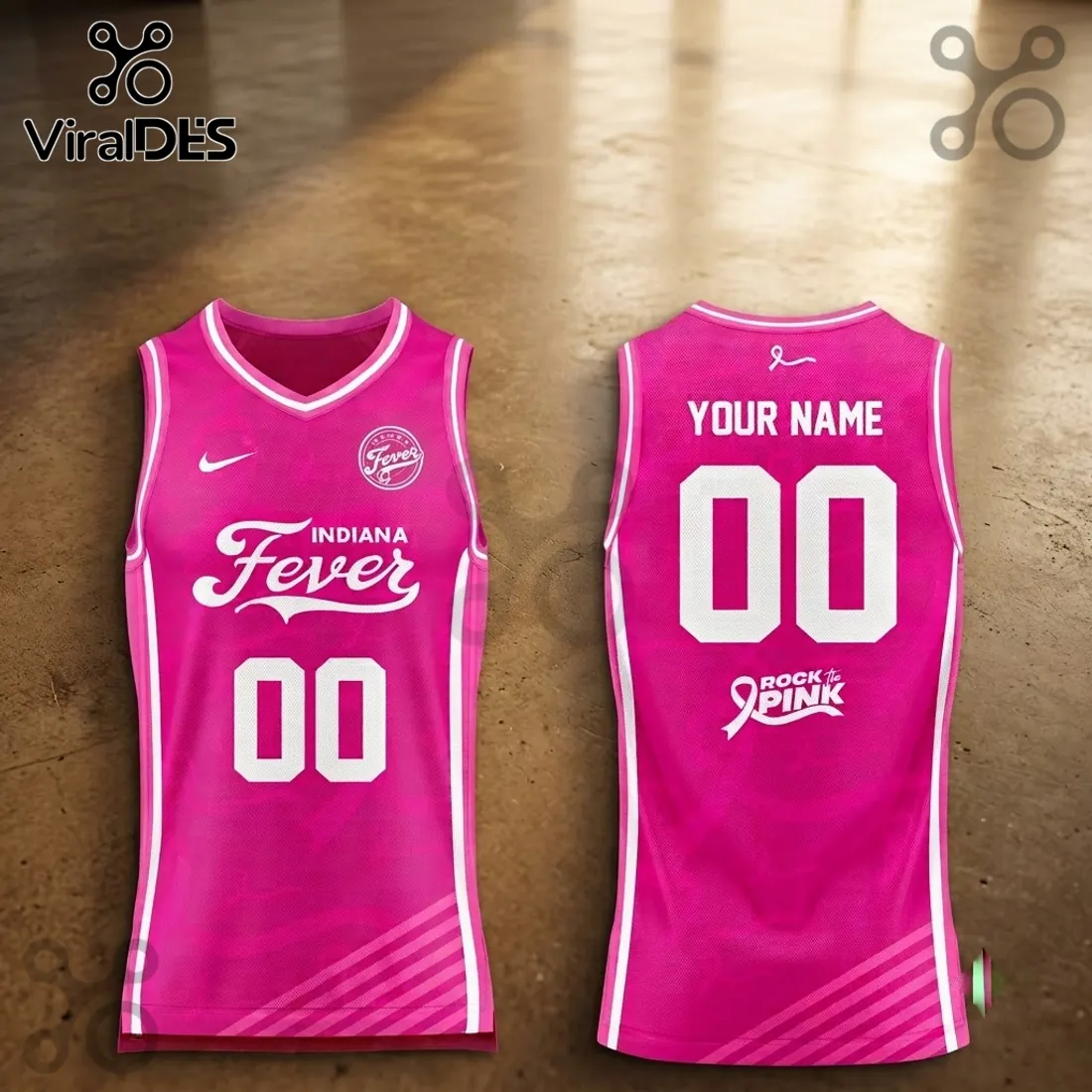 Indiana Fever Pink Breast Cancer Awareness Basketball Jersey Indiana Fever Pink Breast Cancer Awareness Basketball Jersey