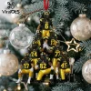 Top Gun Flying Proud 250 Years Resin Christmas Ornament