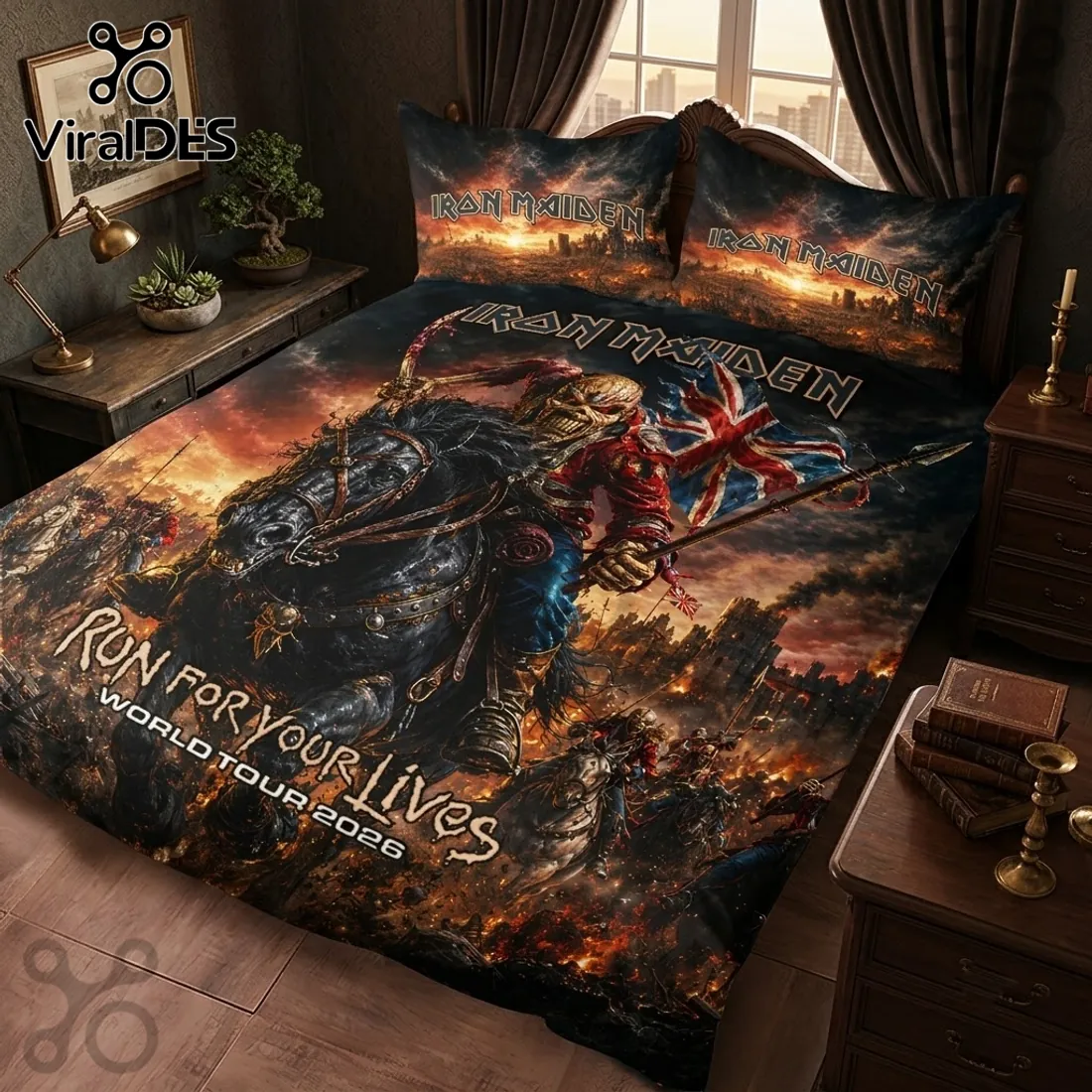 Iron Maiden Run For Your Lives Bedding Set 2026 Iron Maiden Run For Your Lives Bedding Set 2026