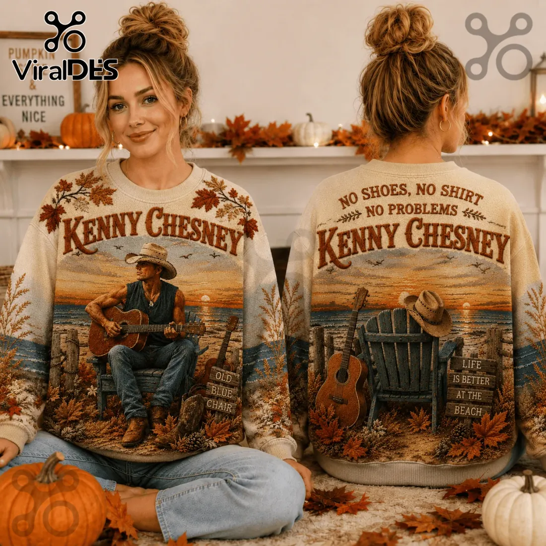 Kenny Chesney Old Blue Chair Ugly Sweater Kenny Chesney Old Blue Chair Ugly Sweater