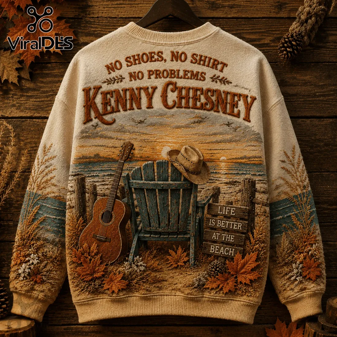 Kenny Chesney Old Blue Chair Ugly Sweater Kenny Chesney Old Blue Chair Ugly Sweater