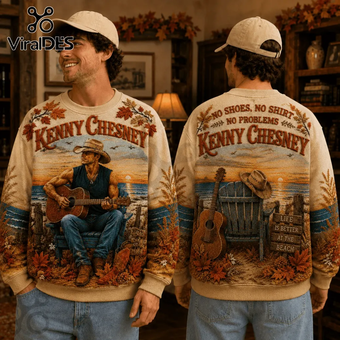 Kenny Chesney Old Blue Chair Ugly Sweater Kenny Chesney Old Blue Chair Ugly Sweater