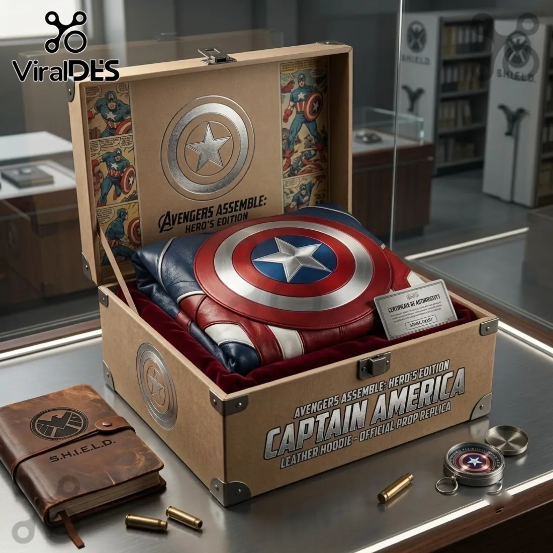 Marvel Captain America Shield Hoodie Marvel Captain America Shield Hoodie