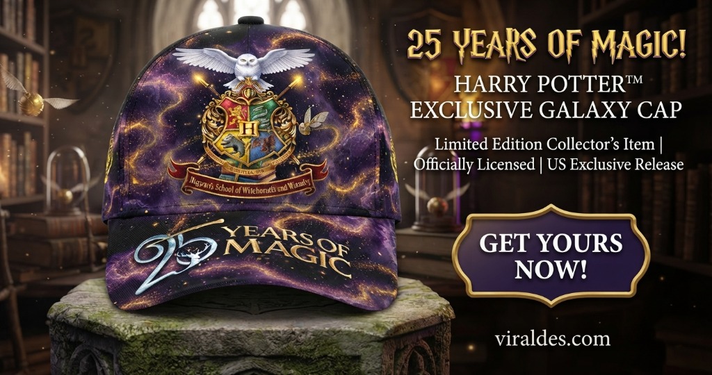Harry Potter 25th anniversary purple galaxy cap 2026 celebration
