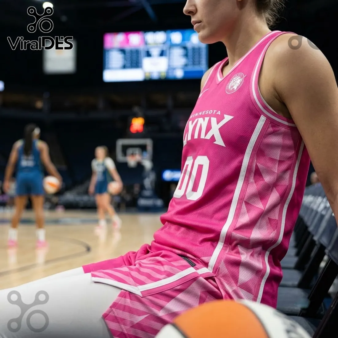 Minnesota Lynx Pink Breast Cancer Awareness Basketball Jersey Minnesota Lynx Pink Breast Cancer Awareness Basketball Jersey