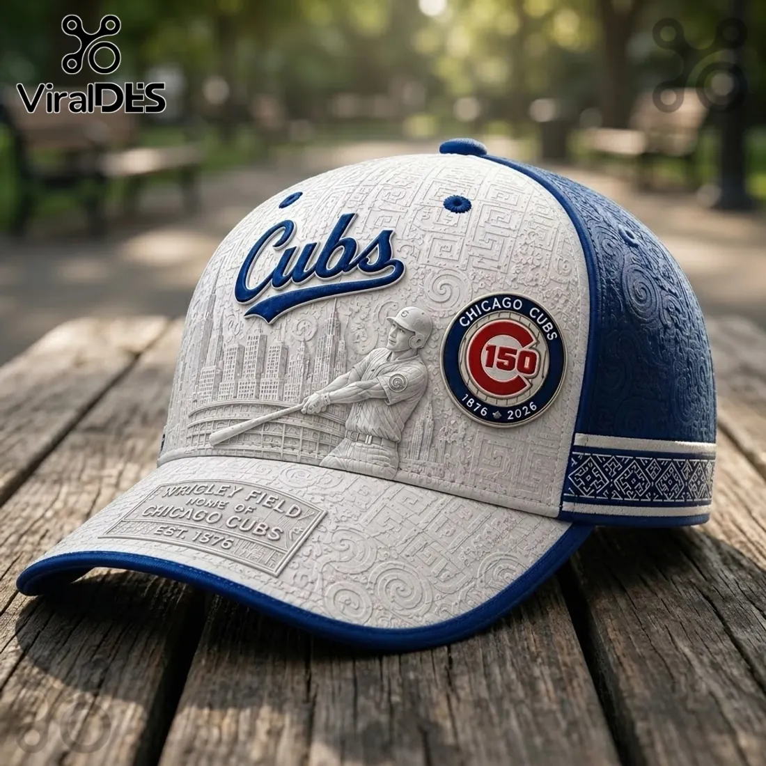 MLB Chicago Cubs 150th Anniversary Baseball Cap MLB Chicago Cubs 150th Anniversary Baseball Cap