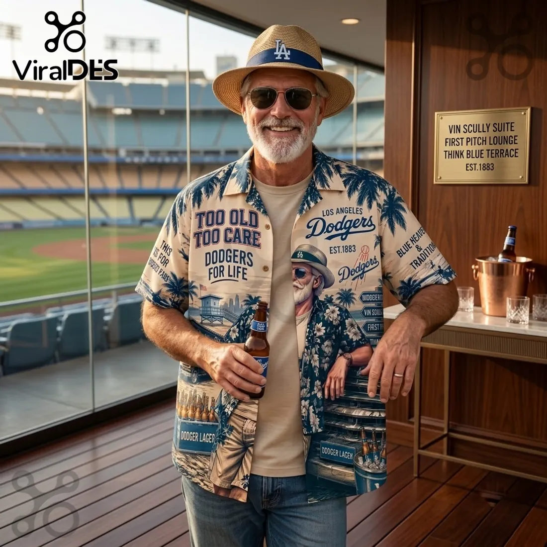 MLB Los Angeles Dodgers Palm Tree Hawaiian Shirt MLB Los Angeles Dodgers Palm Tree Hawaiian Shirt