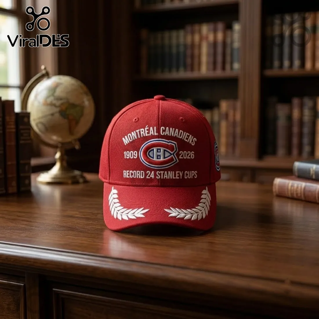Montreal Canadiens 24 Stanley Cups Snapback Cap Montreal Canadiens 24 Stanley Cups Snapback Cap