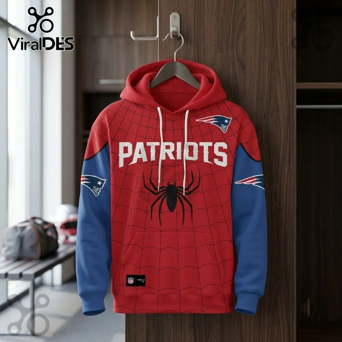 New England Patriots x Spider-Man Brand New Day Hoodie New England Patriots x Spider-Man Brand New Day Hoodie