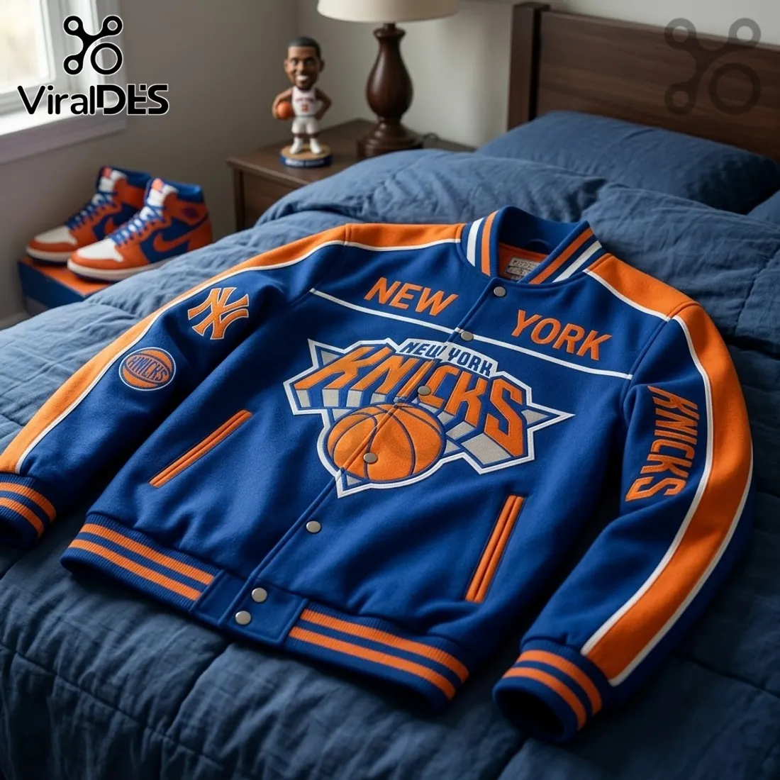 New York Knicks 2026 NBA Finals Champions Baseball Jacket New York Knicks 2026 NBA Finals Champions Baseball Jacket