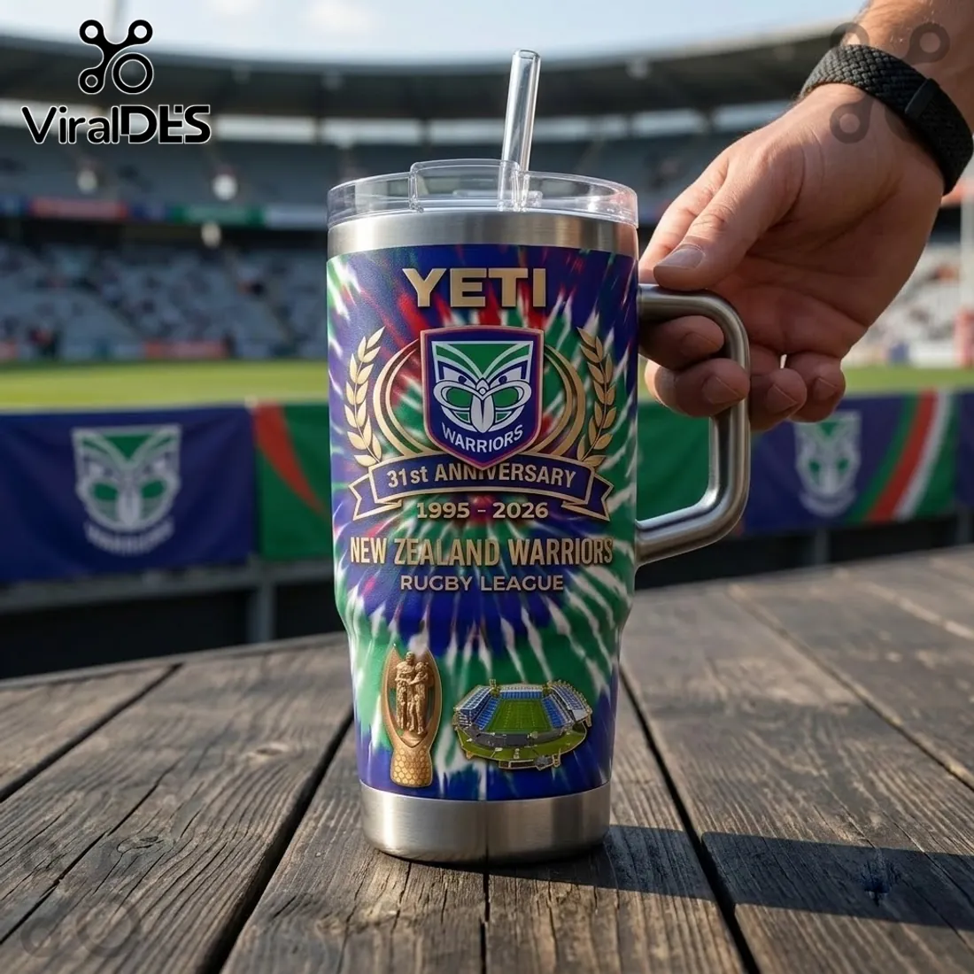 New Zealand Warriors 31st Anniversary 40oz Tumbler New Zealand Warriors 31st Anniversary 40oz Tumbler