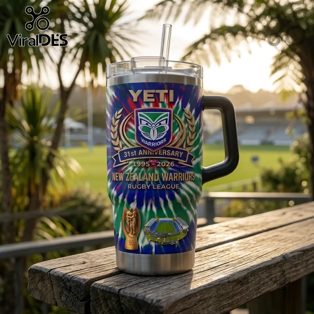 New Zealand Warriors 31st Anniversary 40oz Tumbler New Zealand Warriors 31st Anniversary 40oz Tumbler