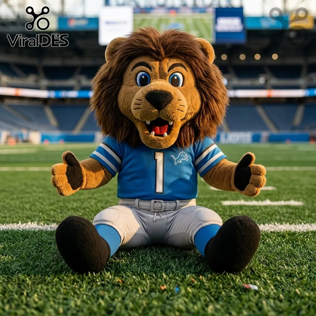 NFL Detroit Lions Mascot Plush Toy NFL Detroit Lions Mascot Plush Toy
