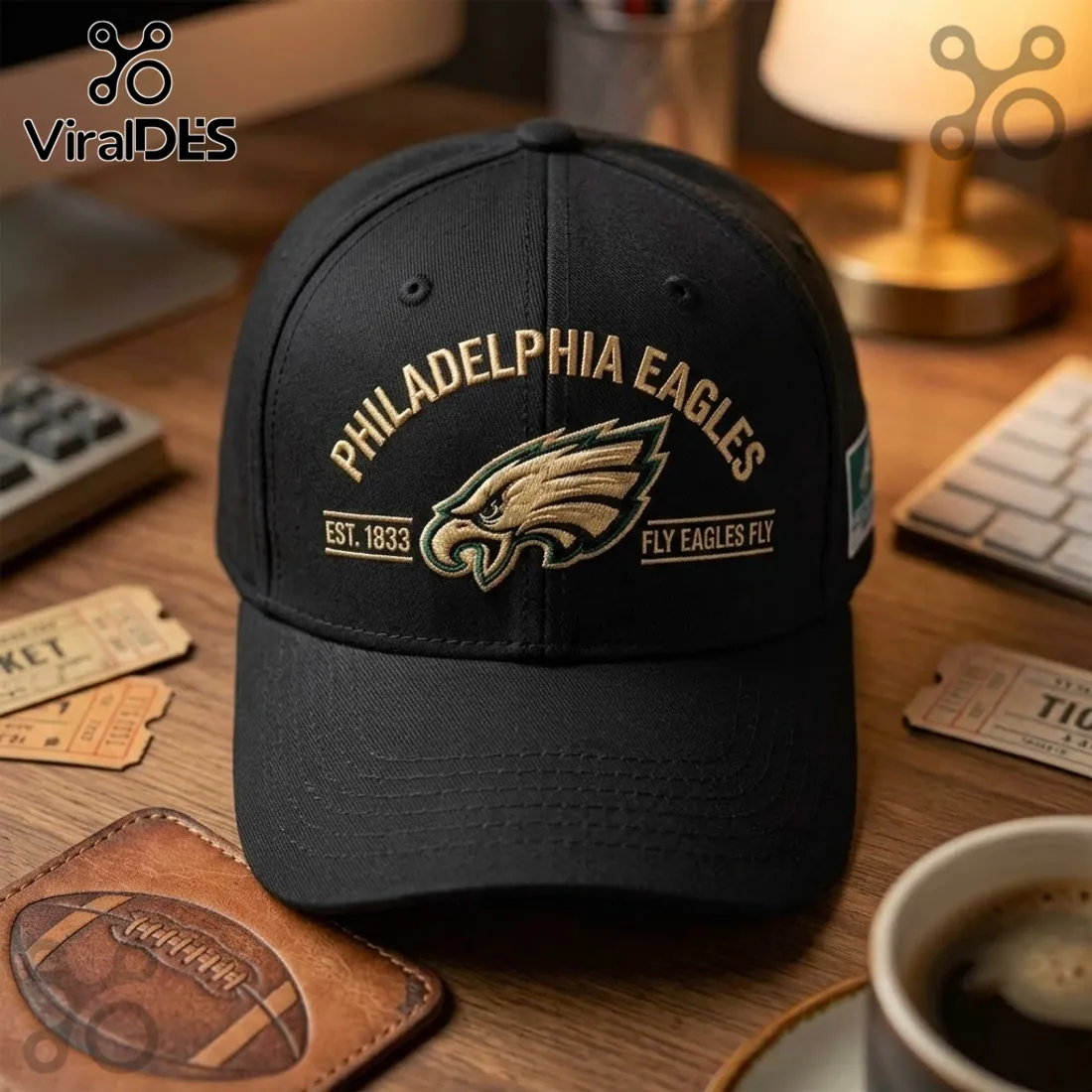 NFL Philadelphia Eagles Fly Eagles Fly Baseball Cap NFL Philadelphia Eagles Fly Eagles Fly Baseball Cap