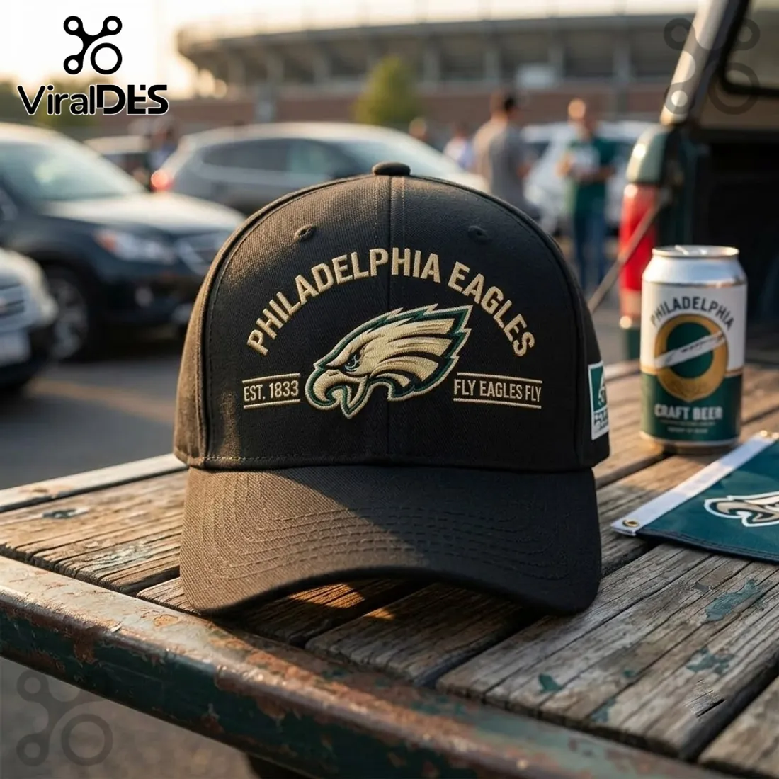 NFL Philadelphia Eagles Fly Eagles Fly Baseball Cap NFL Philadelphia Eagles Fly Eagles Fly Baseball Cap