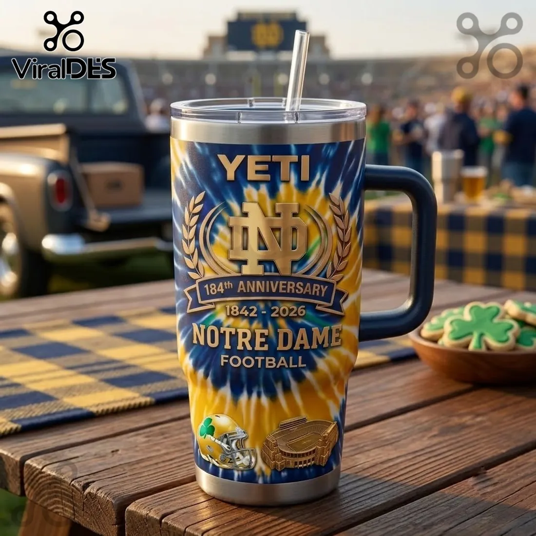 Notre Dame Fighting Irish 184th Anniversary Tumbler Notre Dame Fighting Irish 184th Anniversary Tumbler