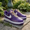 Custom Omega Psi Phi Purple Air Force 1 Sneakers