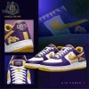 Custom Omega Psi Phi Purple Air Force 1 Sneakers