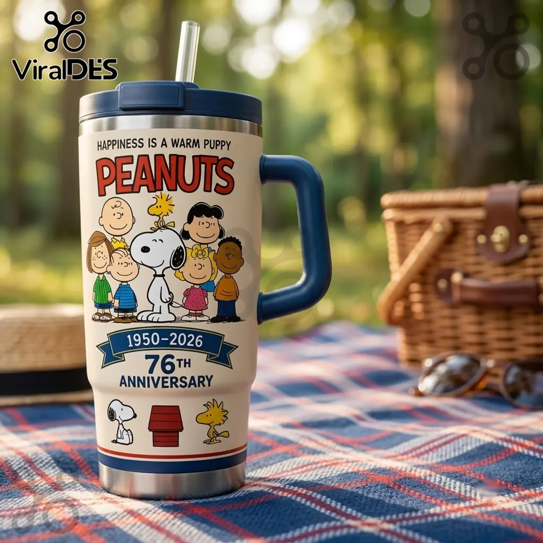 Peanuts 76th Anniversary Snoopy and Friends Stanley Tumbler Peanuts 76th Anniversary Snoopy and Friends Stanley Tumbler