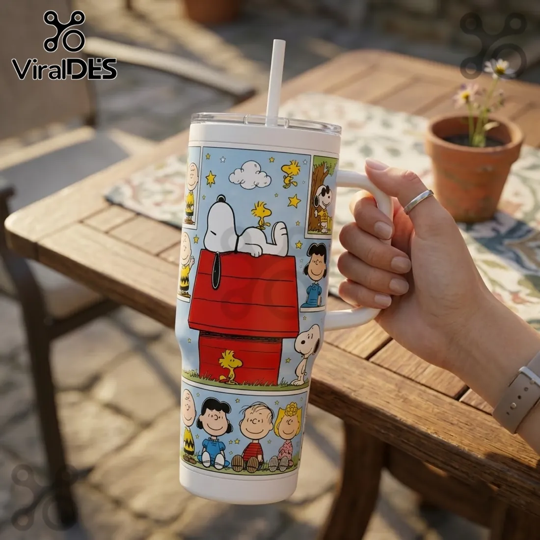 Peanuts Snoopy and Friends 40oz Stanley Tumbler Peanuts Snoopy and Friends 40oz Stanley Tumbler