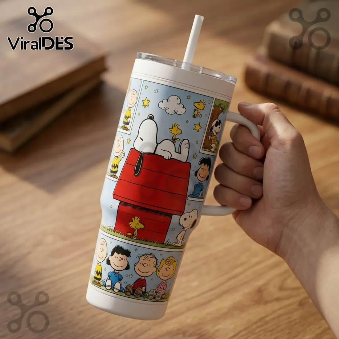 Peanuts Snoopy and Friends 40oz Stanley Tumbler Peanuts Snoopy and Friends 40oz Stanley Tumbler