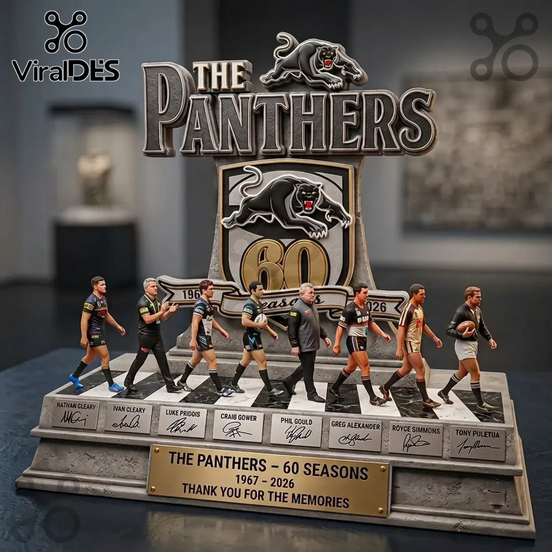 Penrith Panthers 60 Seasons Commemorative Acrylic Plaque Penrith Panthers 60 Seasons Commemorative Acrylic Plaque