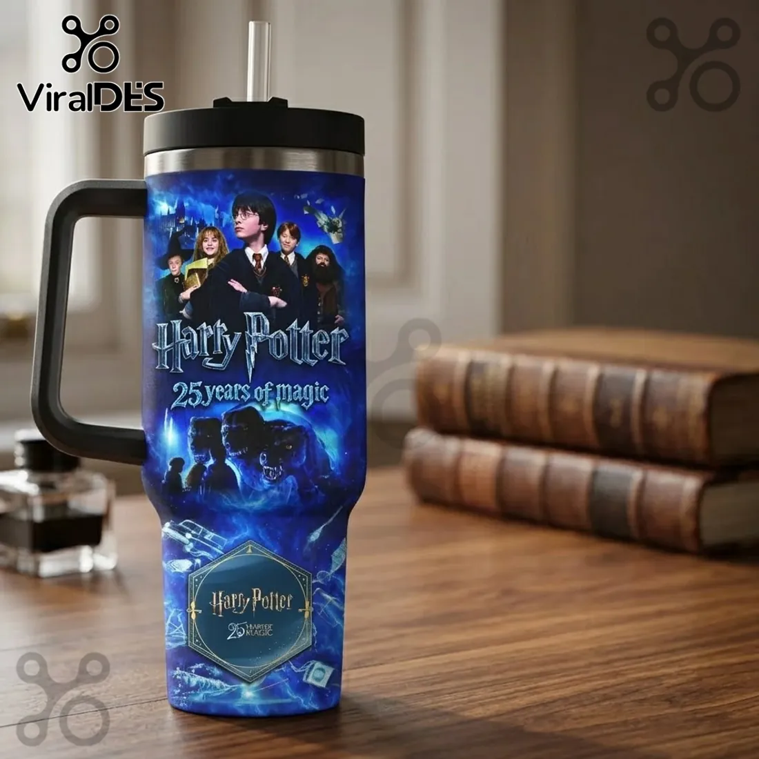 Personalized Harry Potter 25th Anniversary 40oz Tumbler Personalized Harry Potter 25th Anniversary 40oz Tumbler