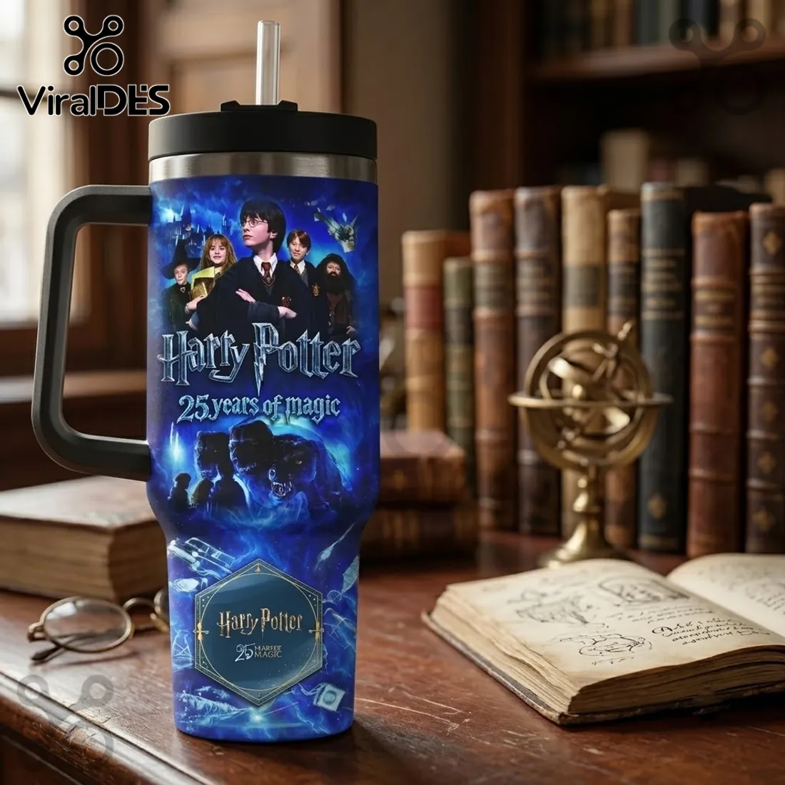 Personalized Harry Potter 25th Anniversary 40oz Tumbler Personalized Harry Potter 25th Anniversary 40oz Tumbler
