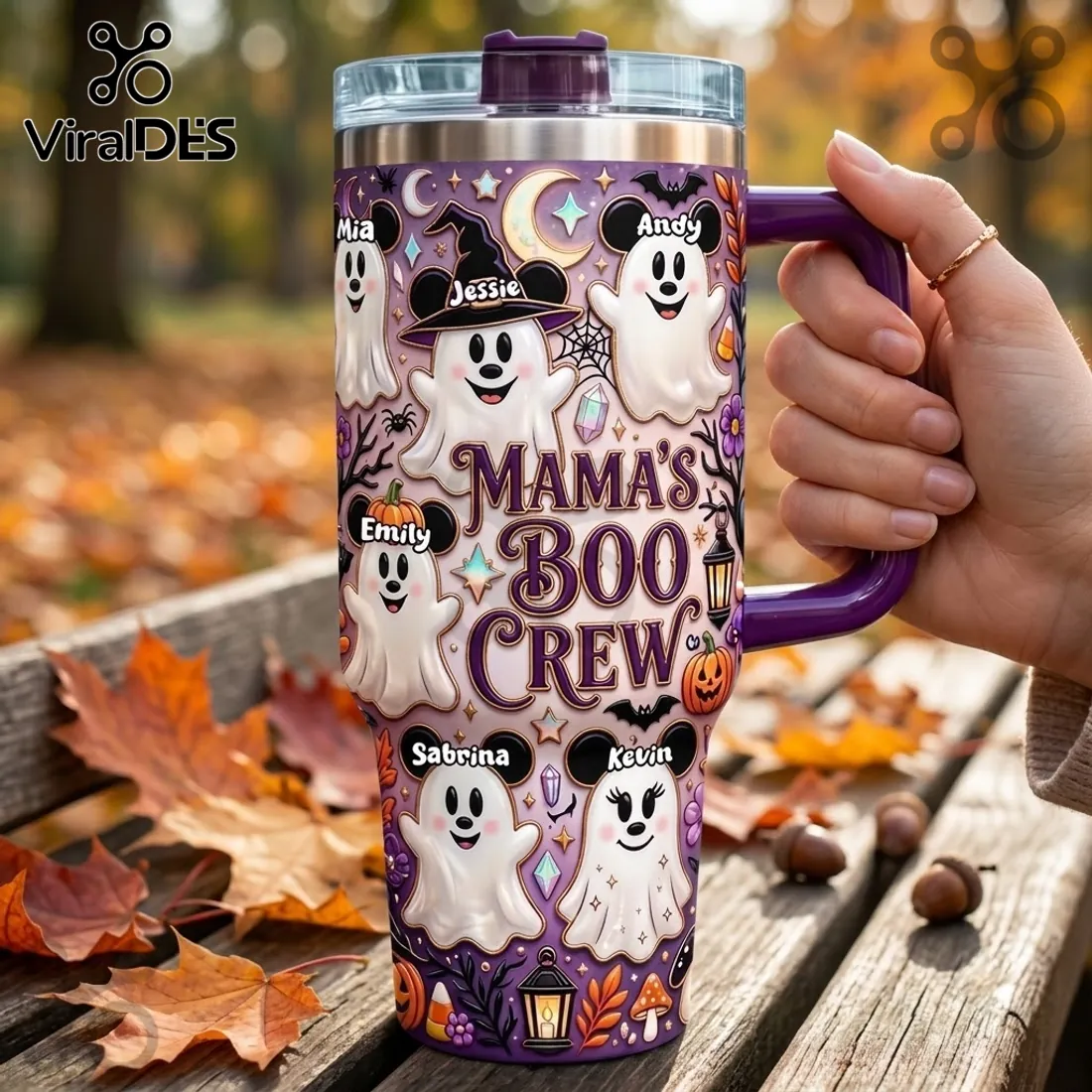 Personalized Mama’s Boo Crew Halloween Ghost 40oz Tumbler Personalized Mama’s Boo Crew Halloween Ghost 40oz Tumbler