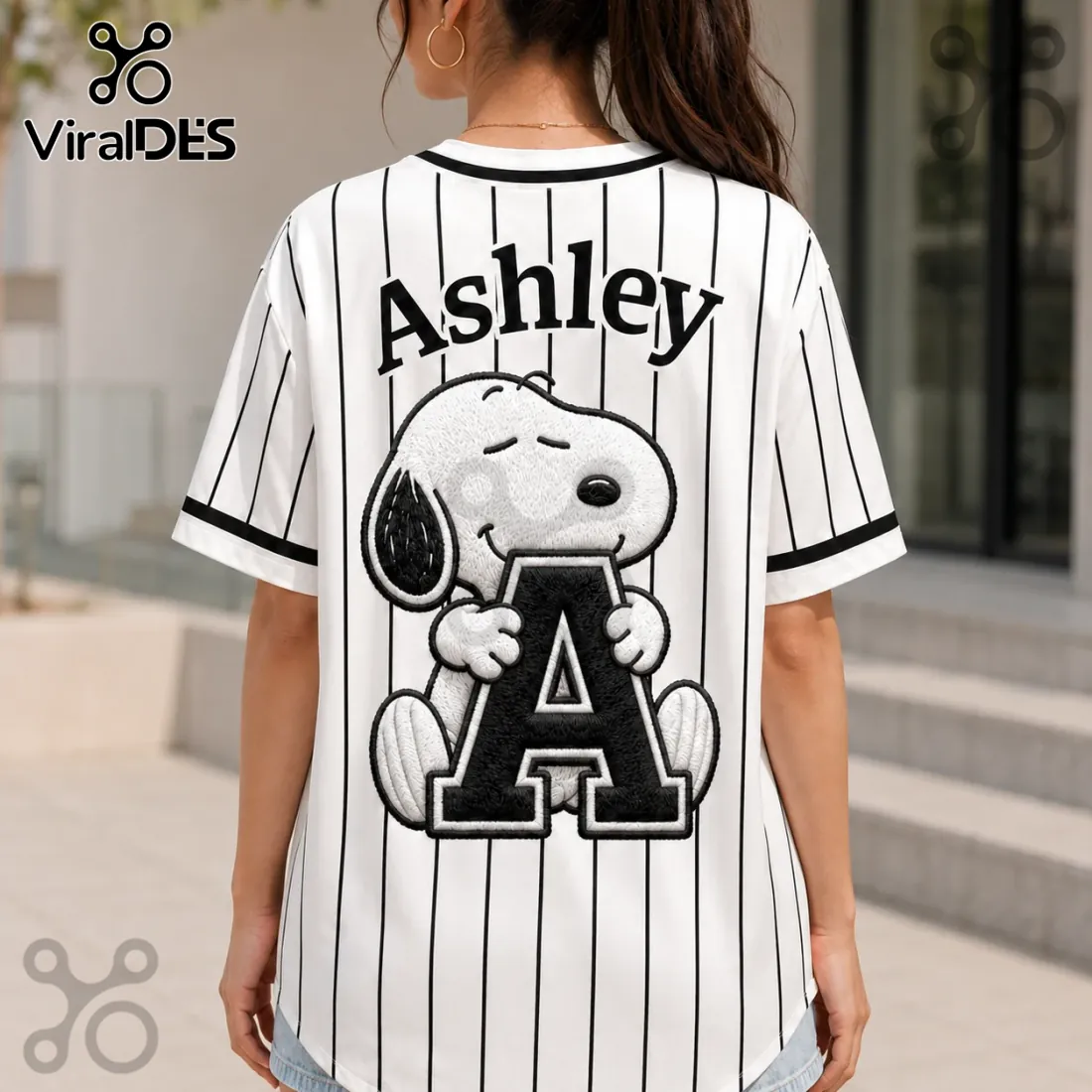 Personalized Snoopy Comic Strip Baseball Jersey Personalized Snoopy Comic Strip Baseball Jersey