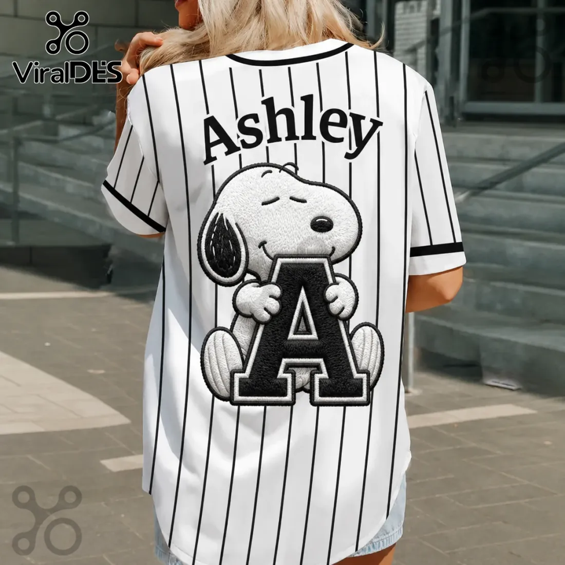 Personalized Snoopy Comic Strip Baseball Jersey Personalized Snoopy Comic Strip Baseball Jersey