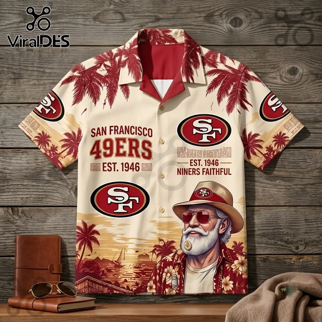 San Francisco 49ers NFL Aloha Hawaiian Shirt San Francisco 49ers NFL Aloha Hawaiian Shirt