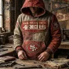 Manowar 2027 World Tour Red Flame Hoodie