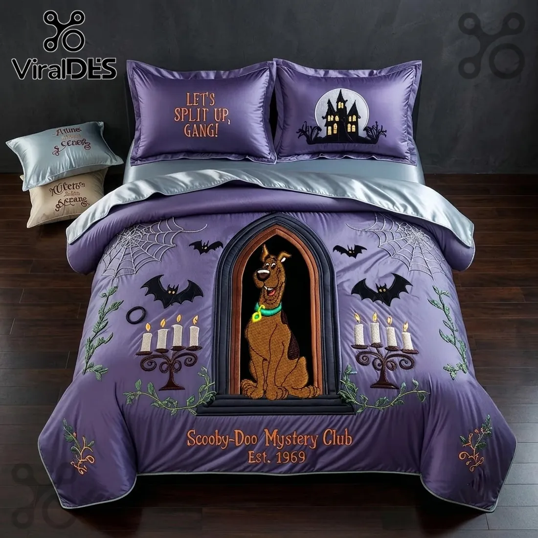 Scooby-Doo Mystery Club Purple 3-Piece Bedding Set Scooby-Doo Mystery Club Purple 3-Piece Bedding Set