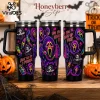 Matte Black Halloween Bat Floral 40oz Tumbler Matte Black Halloween Bat Floral 40oz Tumbler